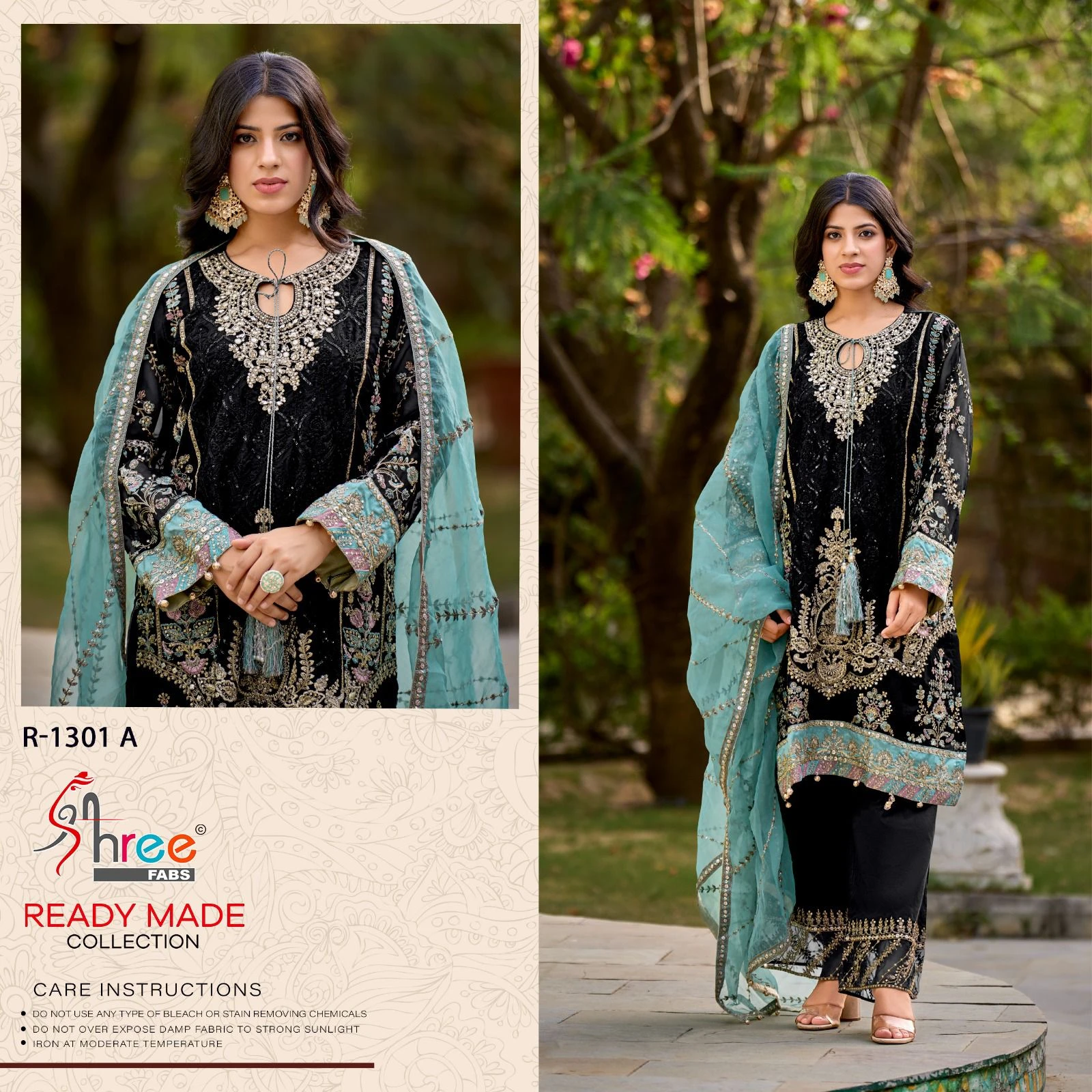 Shree Fabs 1301 Organza  Wholesale Pakistani Readymade Salwar Suit Catalog